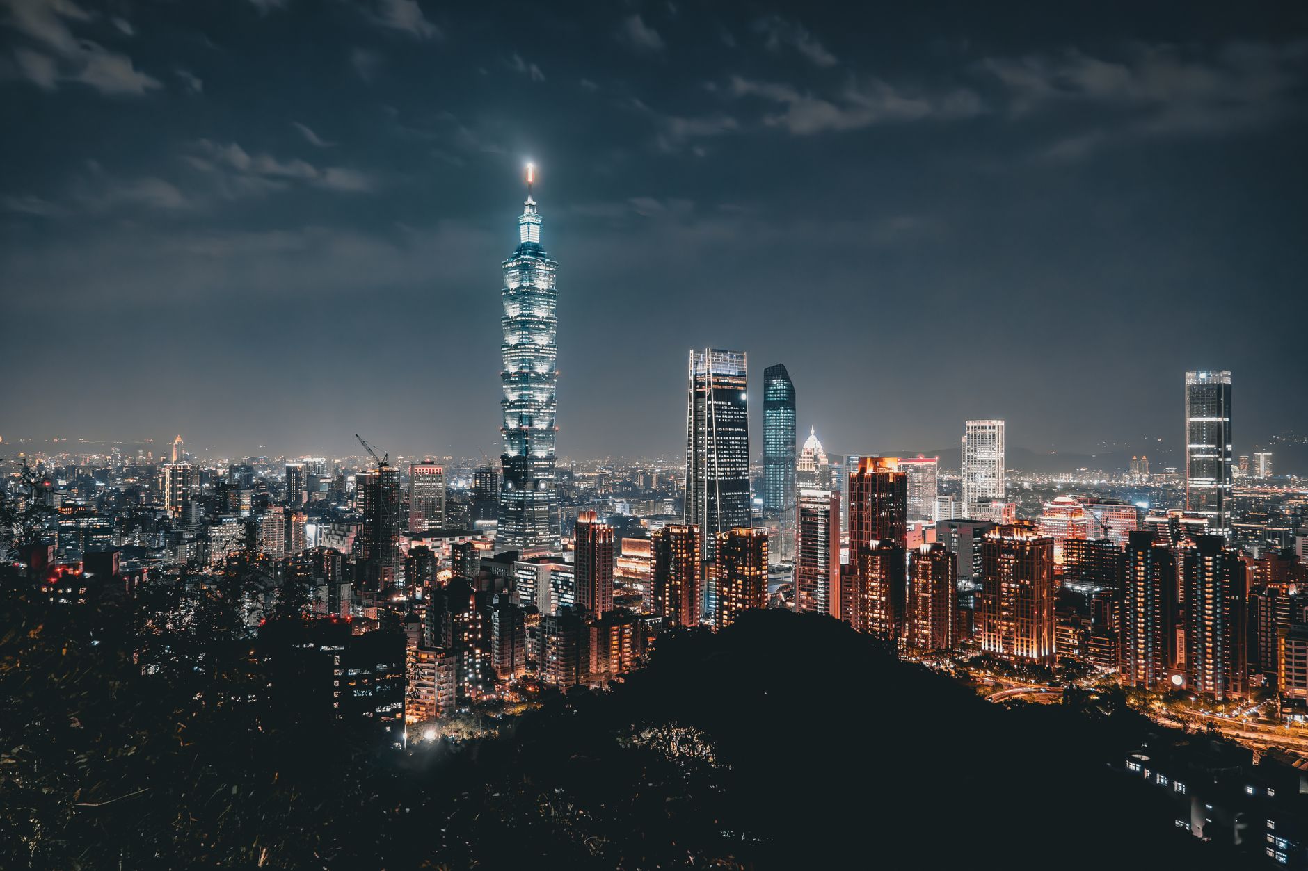 台北の夜景（台北101）